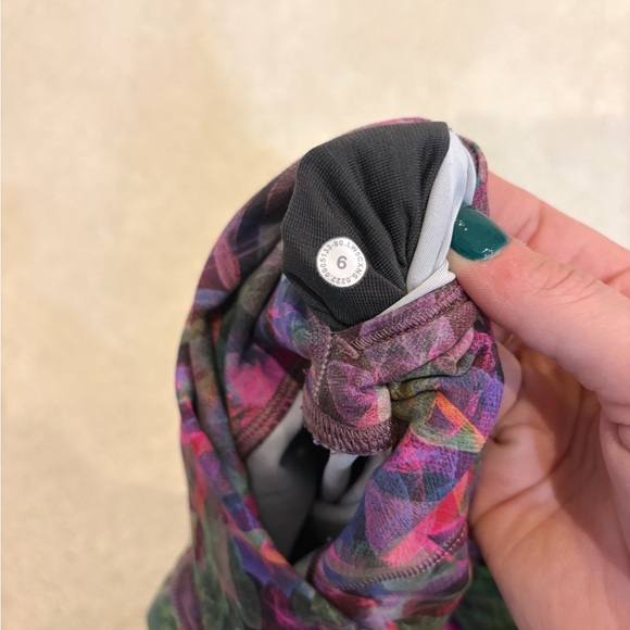 Lululemon Athletica Wunder Train High-Rise Tight 21” Vivid Floral Tone Multi - Picture 4 of 5